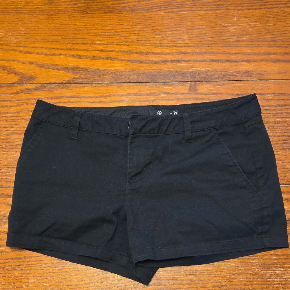 Volcom Women's High Waist Black Shorts